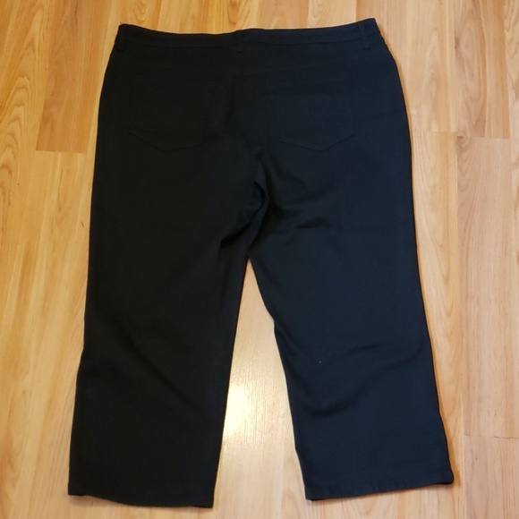 Indigo black capris sz 18 - Picture 3 of 4